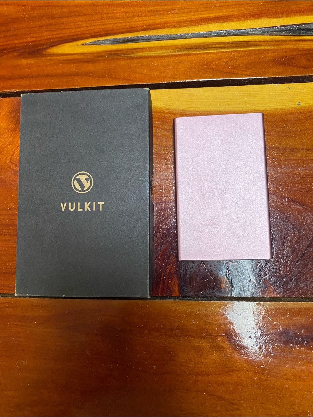 VULKIT Rose Color Credit Card Holder